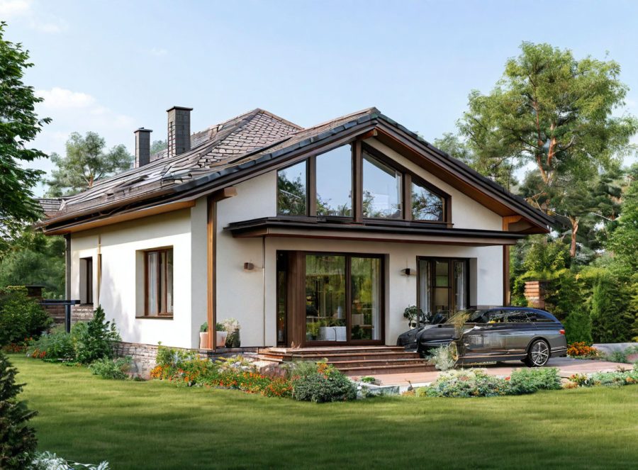 Дом из газобетона 115 м² под ключ